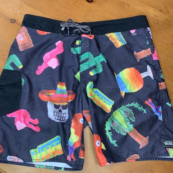 vans mens swim shorts